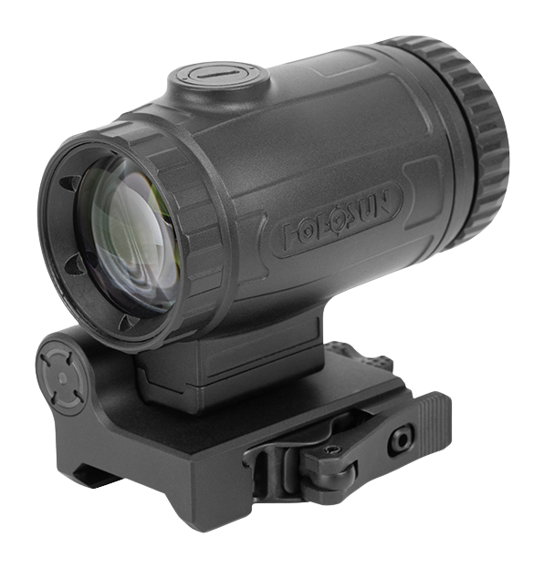 Holosun HM3X-MICRO 3x Magnifier Black Anodized Quick Detach Flip-to-Side