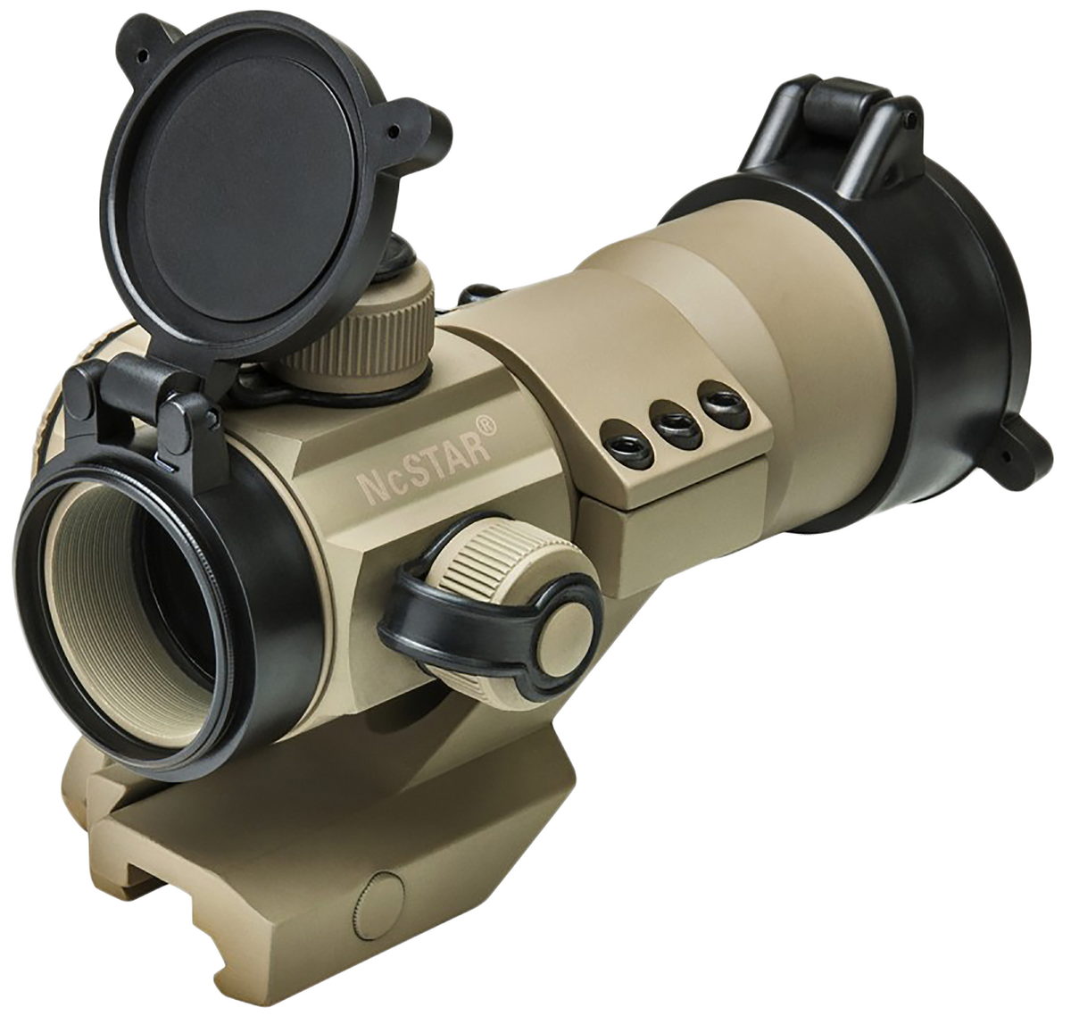 NcSTAR DRGB135T 1x 35mm Tube Reflex Optic 3 MOA Red/Green/Blue Dot Tan