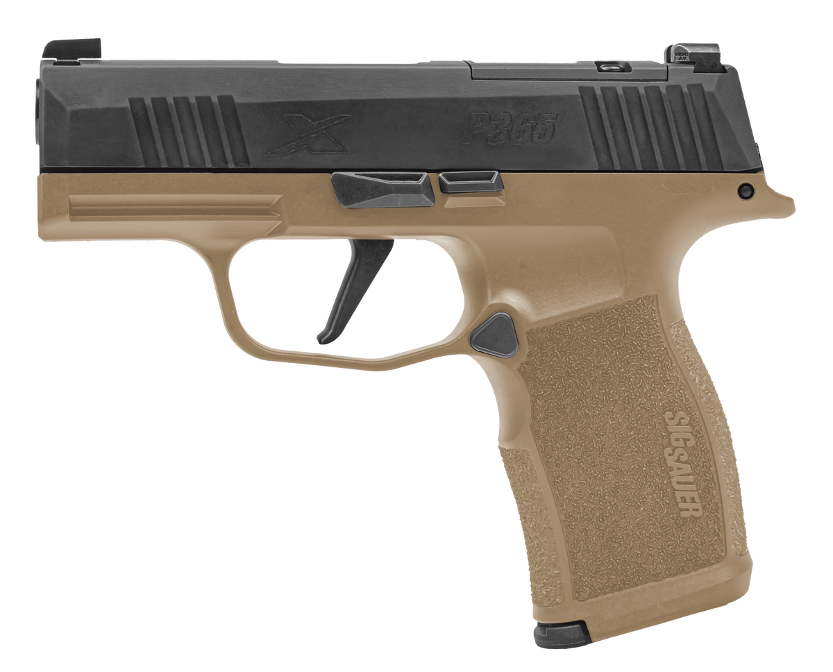Sig Sauer P365X 9mm Luger 3.10" 12+1 Semi-Auto Pistol - Coyote Tan