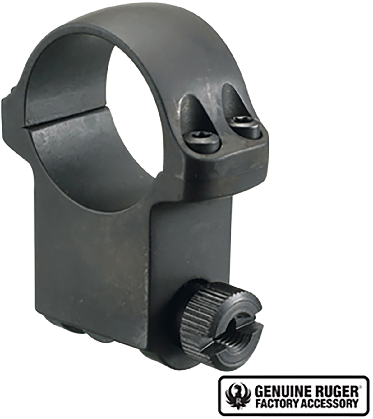 Ruger 6BHM Scope Ring 1" Extra High Matte Black - 62mm Objective