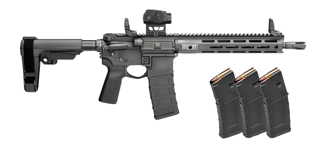 Springfield Armory SAINT Victor V2 5.56 NATO 11.5" 30+1 Semi-Auto Pistol - Gear Pac