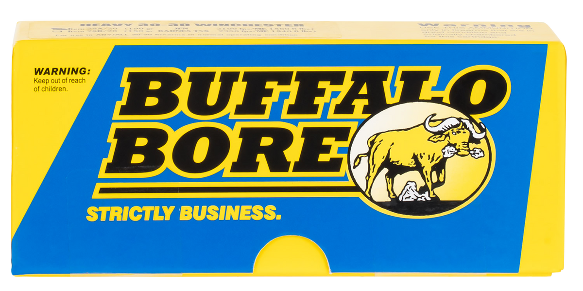 Buffalo Bore Ammunition 19G20 Tactical Strictly Business 357 Mag 125gr Jacketed Hollow Point 20 Rd Box - Box or Case
