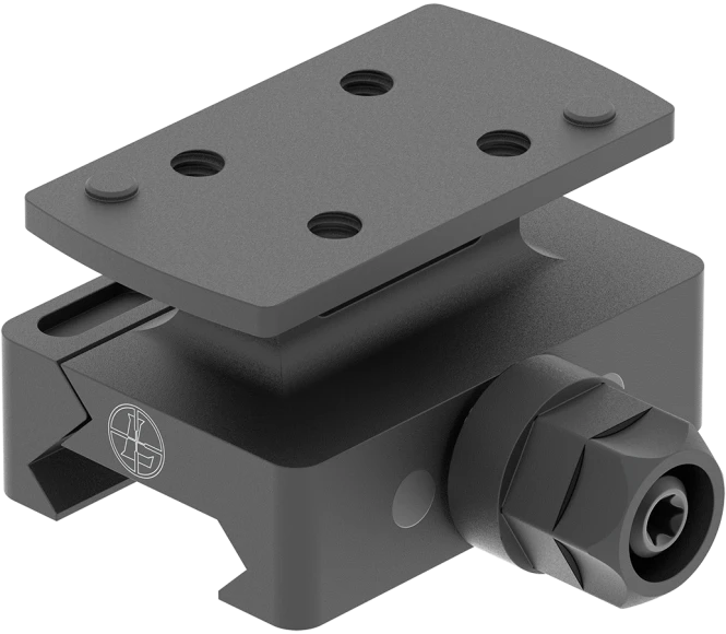 Leupold DeltaPoint Pro DLOC Quick Release Matte Black Aluminum Picatinny/Weaver Rail Mount - 0 MOA