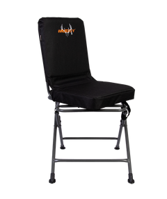 Muddy Padded Swivel Chair Black 300 lb Capacity - 300 Denier Polyester Ground Seat