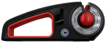 Caliber Gourmet CBGKS1 Adjustable Knife Sharpener Black/Red Carbide/Ceramic 7-in-1