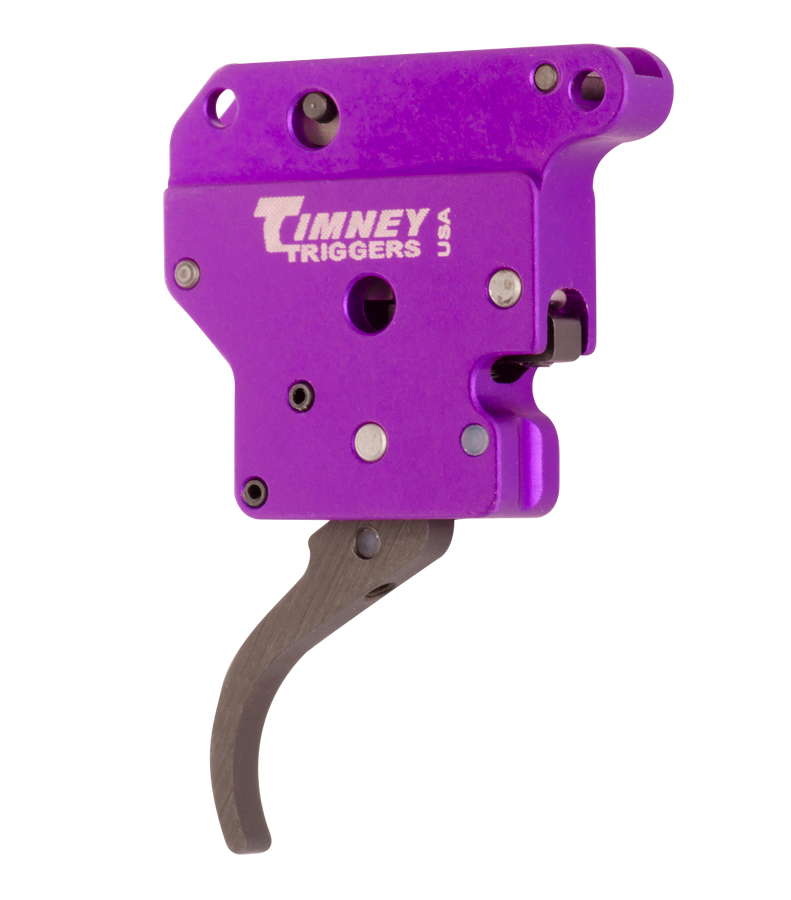 Timney Triggers 502B Benchrest Single-Stage Curved Trigger 3-6 oz Purple/Black for Remington 700