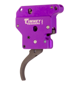 Timney Triggers 502B Benchrest Single-Stage Curved Trigger 3-6 oz Purple/Black for Remington 700