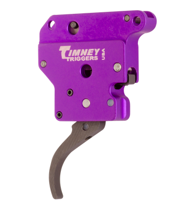 Timney Triggers 502B Benchrest Single-Stage Curved Trigger 3-6 oz Purple/Black for Remington 700