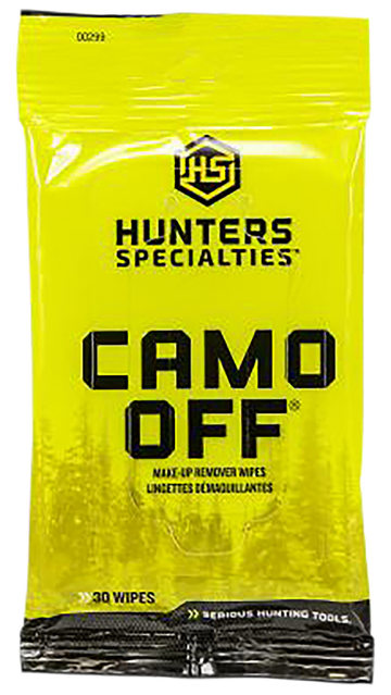 Hunters Specialties Camo Off Makeup Remover 7" x 4" 30 Wipes