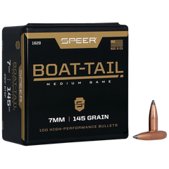 Speer Ammo 1628 Boat-Tail 7mm .284 145gr Jacketed Soft Point - 100/Box