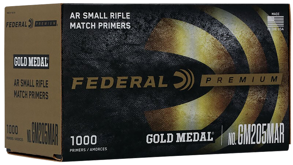 Federal Gold Medal AR Match Small Rifle Primers #205M 1000ct