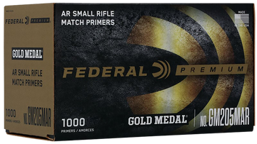 Federal Gold Medal AR Match Small Rifle Primers #205M 1000ct