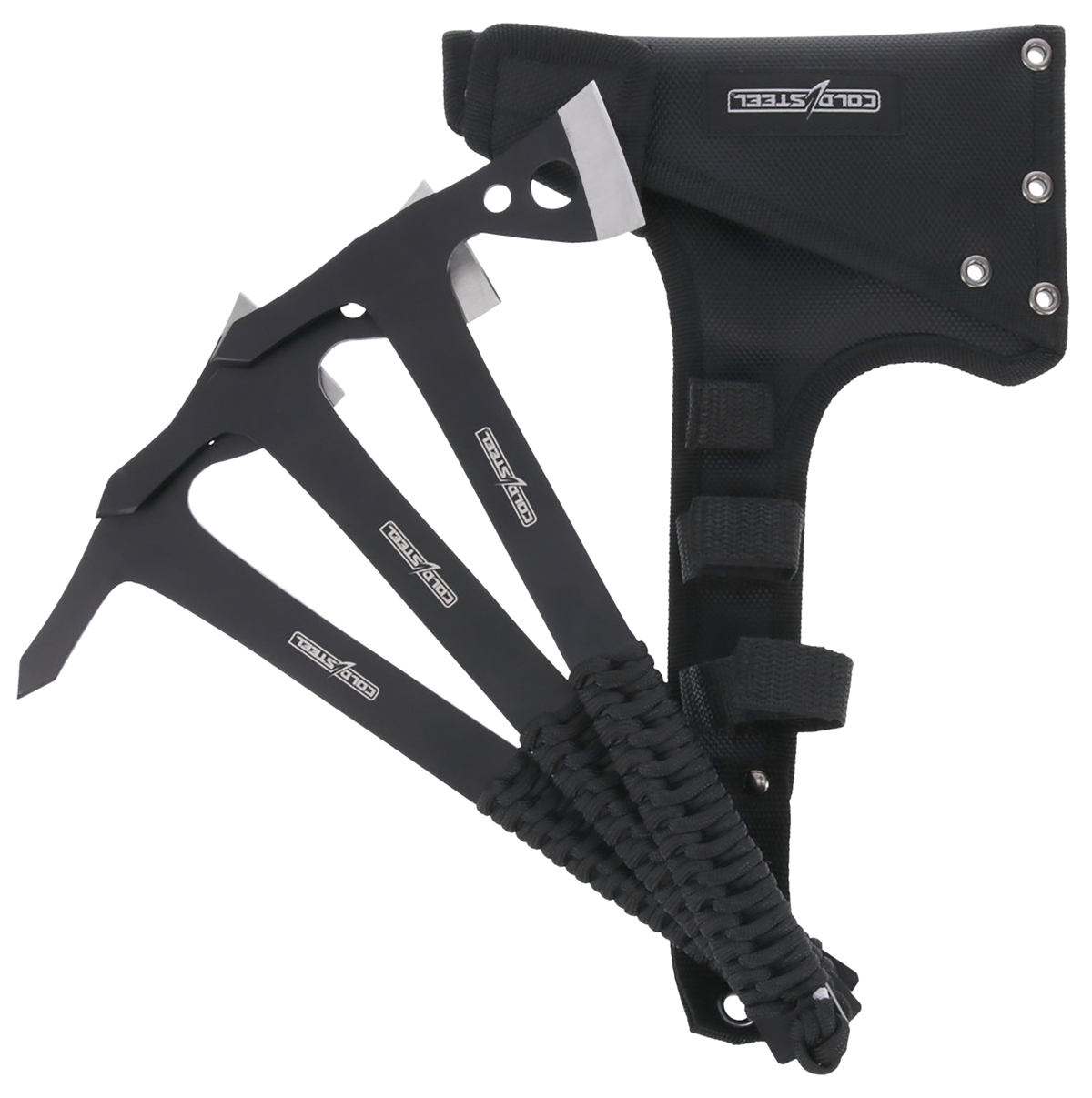 Cold Steel Throwing Axes 1.75" 420 SS Black Oxide Set of 3