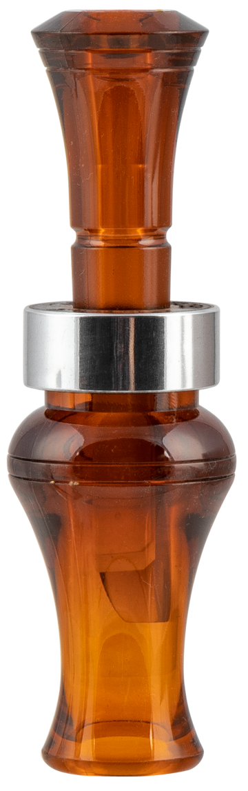 Echo Calls Open Water Double Reed Mallard Duck Call - Bourbon Polycarbonate