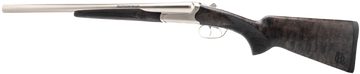 Heritage Mfg Badlander 12 Gauge 18.5" 2-Rd Break-Open Side-By-Side Shotgun - Nickel/Turkish Walnut