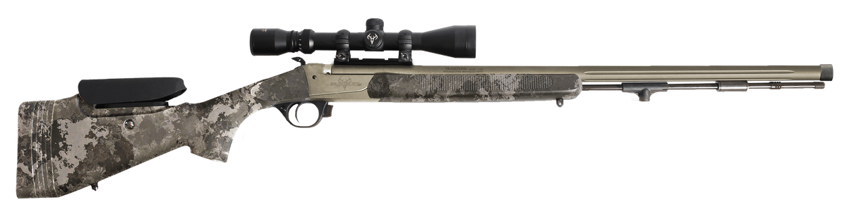 Traditions Pursuit XT Pro 50 Cal 26" Single Shot Muzzleloader w/3.5-10x44 Scope - Tungsten Cerakote Veil Alpine