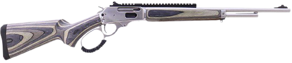 Rossi R95 44 Mag 18" 8+1 Lever Action Rifle - Matte Stainless Threaded Barrel Laminate Stock