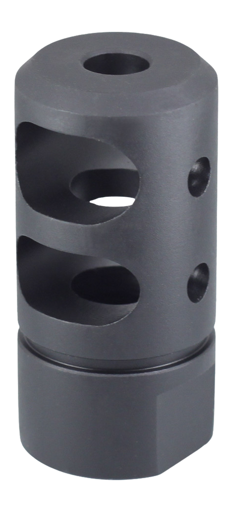 JE Machine Tech PS-MZ6 AR-15 .223/5.56 Muzzle Brake 1/2x28 Black
