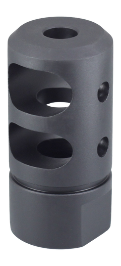 JE Machine Tech PS-MZ6 AR-15 .223/5.56 Muzzle Brake 1/2x28 Black