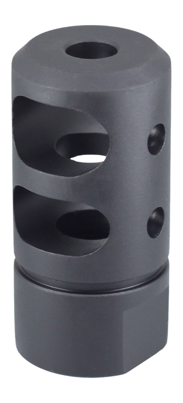 JE Machine Tech PS-MZ6 AR-15 .223/5.56 Muzzle Brake 1/2x28 Black