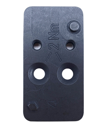 HK VP9 OR Optic Plate #4 Black Steel DeltaPoint Footprint Mount