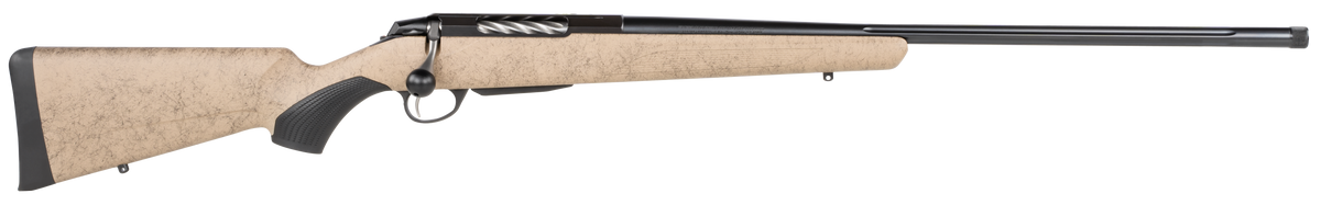 Tikka T3x Lite 7mm Rem Mag 3+1 24.3" Fluted Bolt-Action Rifle - Threaded, Muzzle Brake, Roughtech Tan Stock