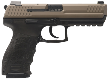 HK P30L V3 9mm Luger 4.45" 15+1 DA/SA Semi-Auto Pistol - FDE