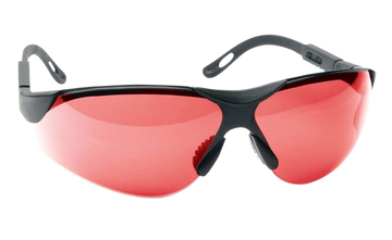 Walkers Game Ear Elite Sport Glasses Vermilion Lens Polycarbonate Black Frame
