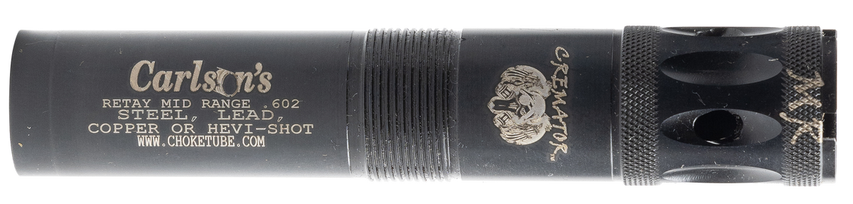 Carlsons Cremator 20 Gauge Ported Mid-Range Choke Tube - Retay - Stainless Steel