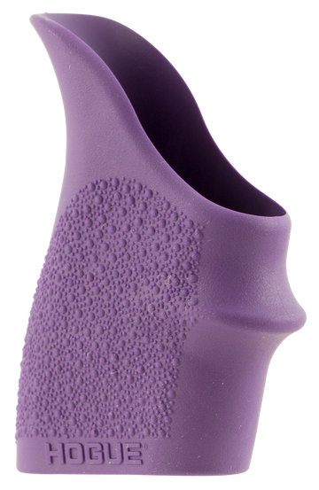 Hogue 18406 HandAll Beavertail Grip Sleeve S&W M&P Shield/Ruger LC9/Glock 26 Textured Purple Rubber
