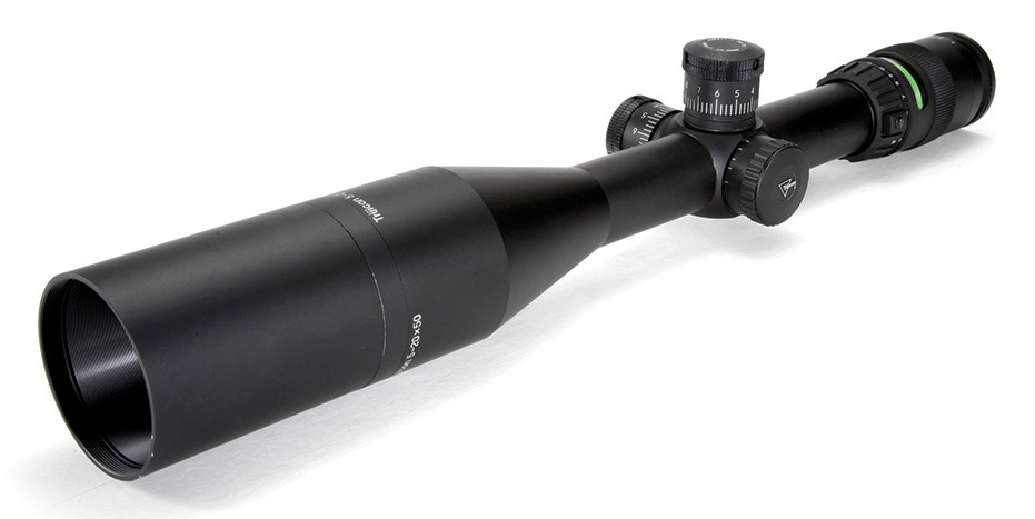 Trijicon AccuPoint 5-20x50mm 30mm Tube Illuminated Mil-Dot Crosshair Green Dot Riflescope - Matte Black
