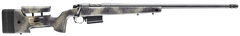 Bergara Rifles B-14 HMR Carbon Wilderness 6.5 PRC 24" 3+1 Bolt-Action Rifle - Woodland Camo Mini-Chassis