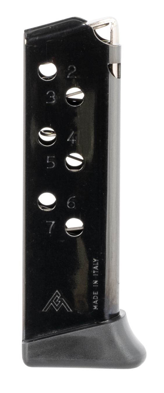 Mec-Gar Walther PPK 32 ACP 7-Rd Blued Carbon Steel Pistol Magazine - Finger Rest