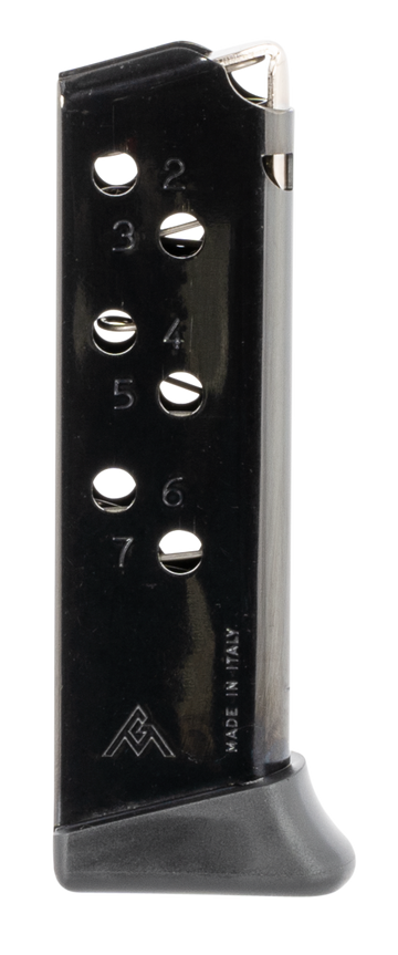 Mec-Gar Walther PPK 32 ACP 7-Rd Blued Carbon Steel Pistol Magazine - Finger Rest