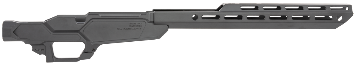 Sharps Bros Heatseeker SBC02 Chassis Stock - Ruger American Short Action 6061-T6 Aluminum 14" M-LOK