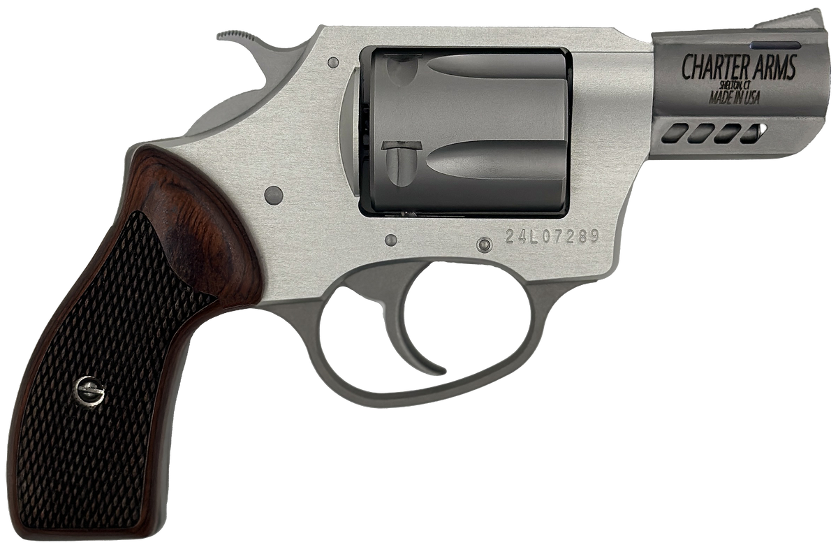 Charter Arms Coyote 380 ACP 2" 5-Rd DA/SA Revolver - Stainless/Aluminum