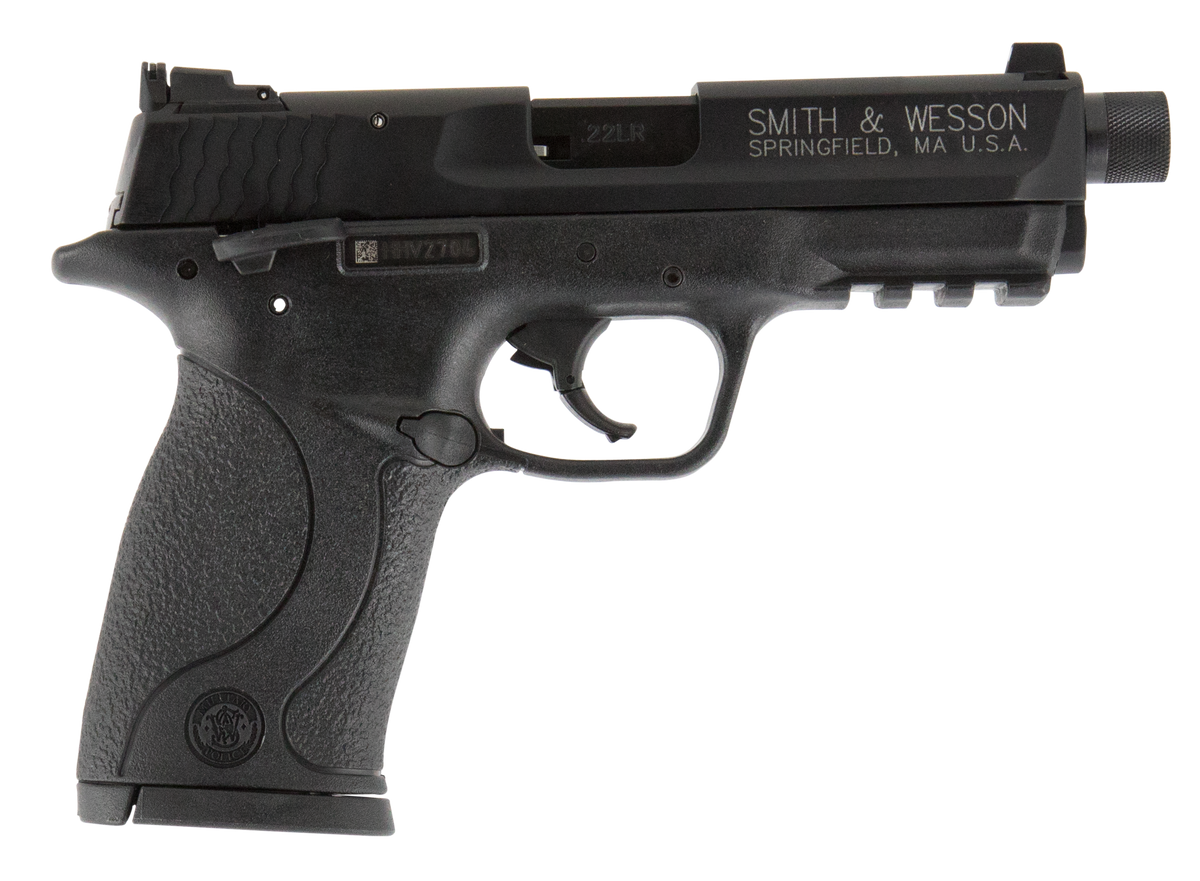 Smith & Wesson M&P22 Compact 22 LR 3.5" 10+1 SAO Pistol - Threaded Barrel