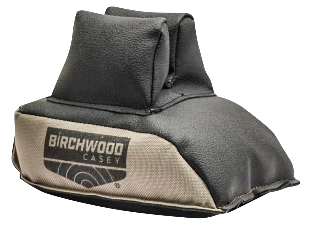 Birchwood Casey URBF Universal Rear Bag Prefilled Tan Polyester Black Leather Top