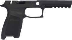 Sig Sauer P320/M17/M18 Full Size Black Polymer Grip Module w/ Manual Safety
