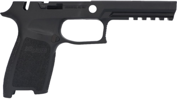 Sig Sauer P320/M17/M18 Full Size Black Polymer Grip Module w/ Manual Safety