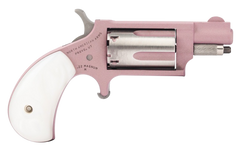 North American Arms Mini-Revolver 22 WMR 1.13" 5-Shot SAO Revolver - Rose Gold Cerakote