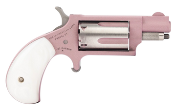 North American Arms Mini-Revolver 22 WMR 1.13" 5-Shot SAO Revolver - Rose Gold Cerakote