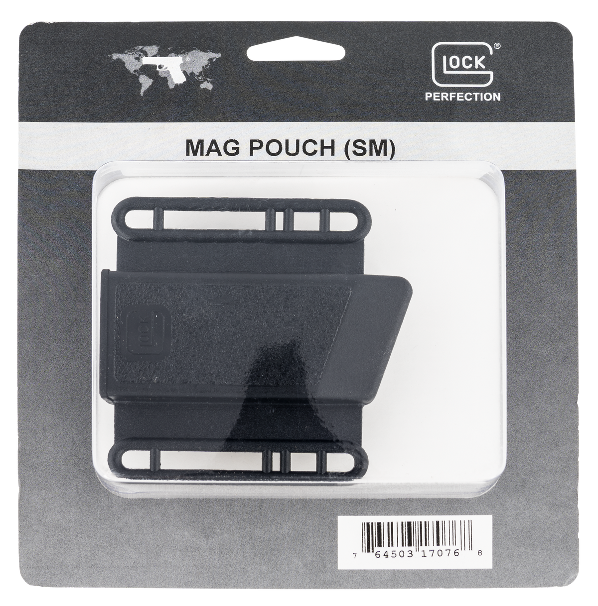 Glock MP17076 Mag Pouch OWB Polymer Black - Belt Loop 2.25" - Fits G17/G19/G22/G23/G27/G34/G35/G36