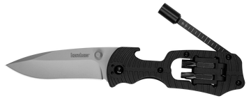 Kershaw 1920 Select Fire Folding Multi Tool 3.40" 8Cr13MoV Drop Point Plain GFN Black