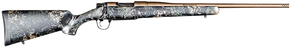 Christensen Arms Mesa FFT 7mm PRC 22" 3+1 Bolt-Action Rifle - Green w/Black/Tan Webbing Stock