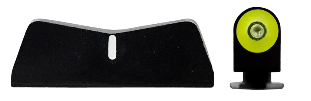 XS Sights DXT2 Big Dot Night Sights for Glock 36 - Green Tritium Yellow Outline Front/Rear Set