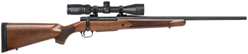 Mossberg Patriot 25-06 Rem 22" 5+1 Bolt-Action Rifle - Walnut Stock - Vortex Crossfire II 3-9x40mm Scope