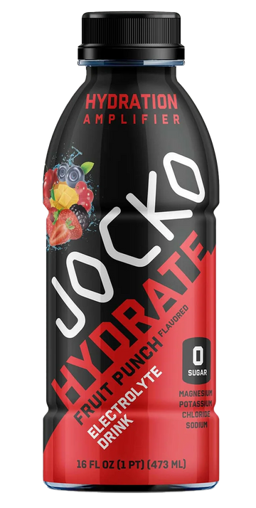 Jocko Fuel Hydrate Fruit Punch Electrolyte Drink 16oz 12-Pack