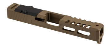 Zaffiri Precision ZPS.2 Stripped Slide 9mm Luger RMR Cut FDE - Fits Glock 19 Gen 3