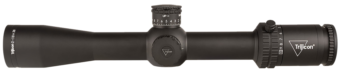 Trijicon Credo 2-10x36mm 30mm Tube FFP Illuminated Red MOA Precision Tree Riflescope - Matte Black